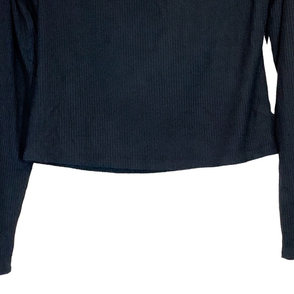 7 For All Mankind Front Cut Out Long Sleeve Blouse - Picture 6 of 10